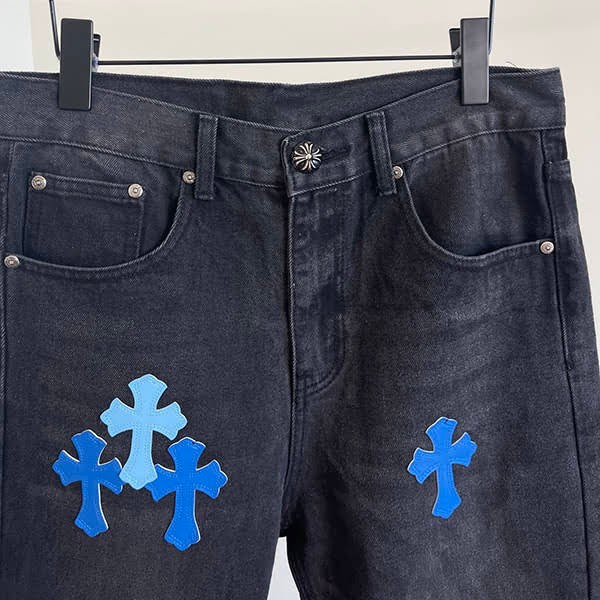 クロムハーツ 激安 セメタリー クロス パッチ カーペンター パンツ Kuk84006