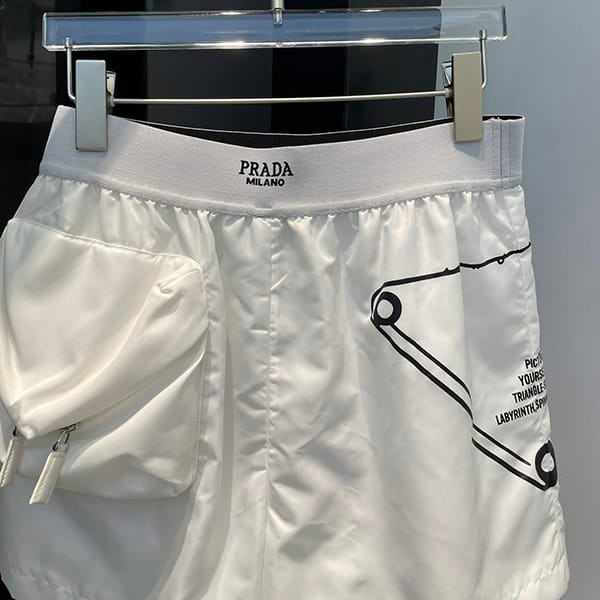 確保済みプラダ Re-Nylon shorts ショートパンツ n級品 puy84798
