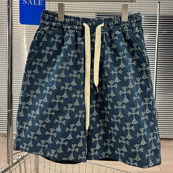 人気急上昇クロムハーツ n級品 ロゴブラウンショートパンツ Kuj03773
