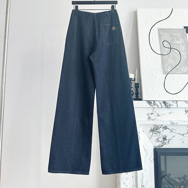素敵なセリーヌ フェイク ダークユニオンウォッシュデニムパンツ Ceh06731
