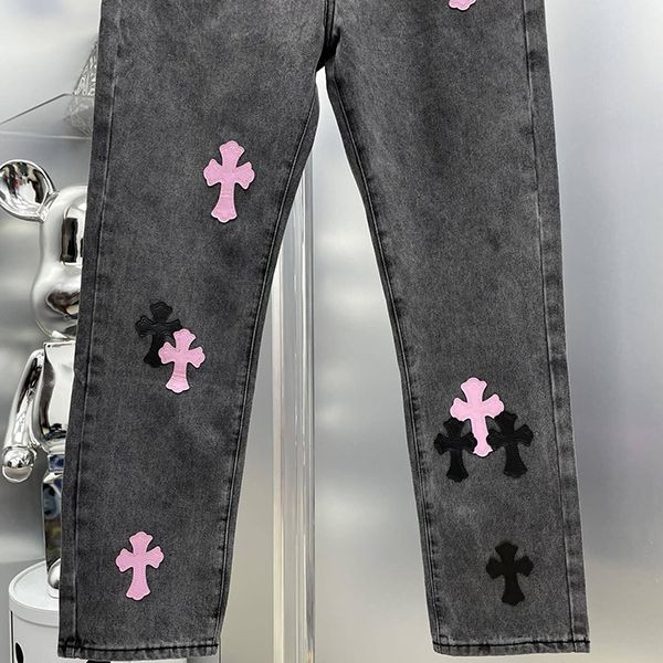 超希少！クロムハーツ クロスパッチ コピーウォッシュドデニムパンツ Kuk04983