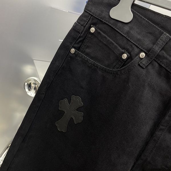クロムハーツ クロスパッチ N級品 ウォッシュドデニムパンツ Kuu93785