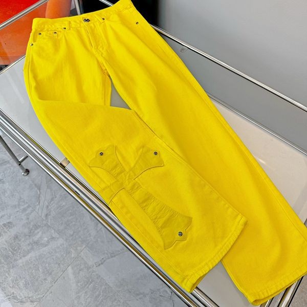 高品質♪♪♪クロムハーツ クロスパッチ ウォッシュドデニムパンツ パチモン Kur05924
