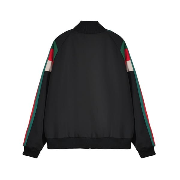 人気急上昇グッチ ストライプ入り ジャージ ジップ ジャケット 偽物 上下セット guh98611