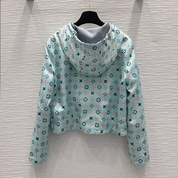 送料無料ルイヴィトン グラデーション パーカー 偽物 ジャケット 上下セット vuy26887