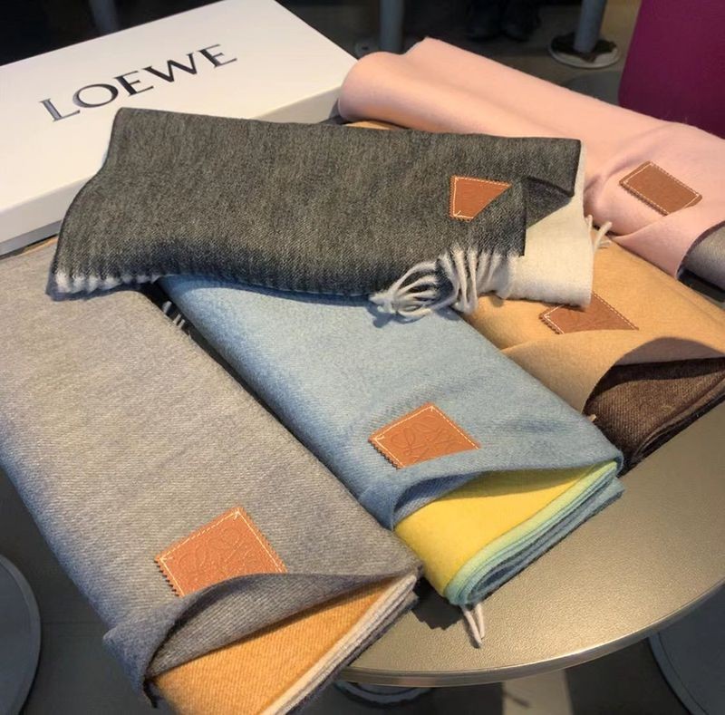 ★日本!!人気！ロエベ ストライプ スカーフ コピー(カシミヤ) lob96208