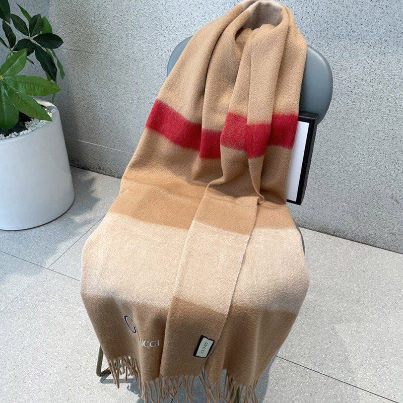 ★日本!!人気！グッチ グラフィックカシミヤスカーフ偽物 gug00965
