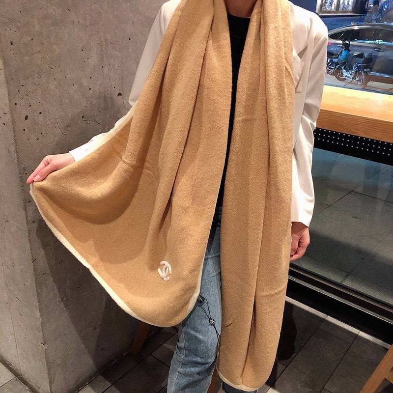 超話題!シャネル カシミヤ ニット スカーフ スカーフ・ストール shu27337