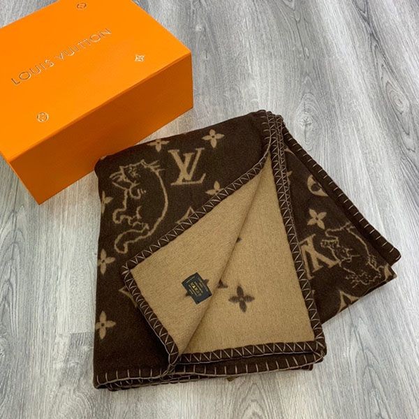 可愛い ルイヴィトン ブランケット 偽物 ウール＆カシミヤ vuh56107
