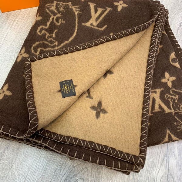 可愛い ルイヴィトン ブランケット 偽物 ウール＆カシミヤ vuh56107