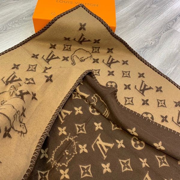 可愛い ルイヴィトン ブランケット 偽物 ウール＆カシミヤ vuh56107