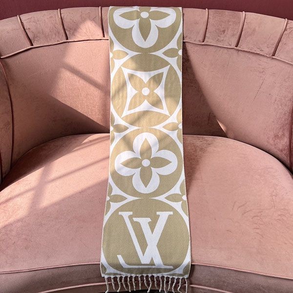 お洒落 ルイヴィトン マフラー 偽物 LV メダリオン ウール vur47366