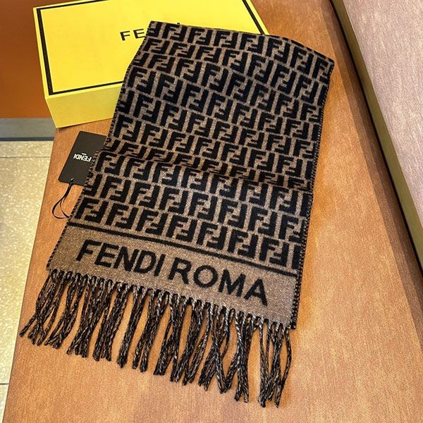 フェンディ ウール＆カシミア コピー スカーフ マフラー fex06372