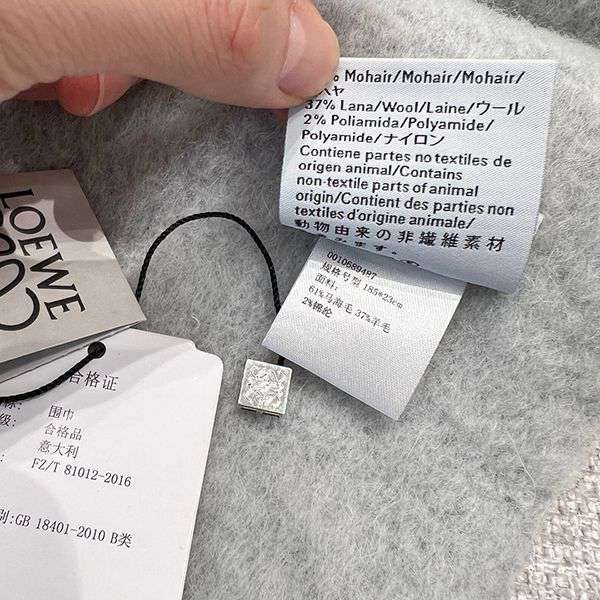 目を惹く逸品！【ロエベ】モヘア＆ウール スカーフ 偽物 F655254X