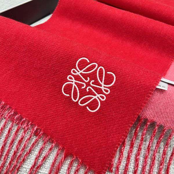 ★日本!!人気！【ロエベ】カシミア混刺繍アナグラム マフラー コピー loy07729