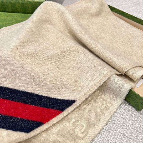 追跡付き 安い グッチ GGロゴ  ウール マフラー パチモン gue34925