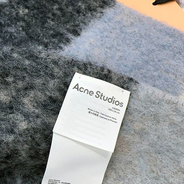 ☆人気☆アクネストゥディオズ 激安 モヘアチェックスカーフ acx67439