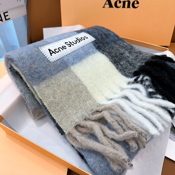 ☆人気☆アクネストゥディオズ 激安 モヘアチェックスカーフ acx67439