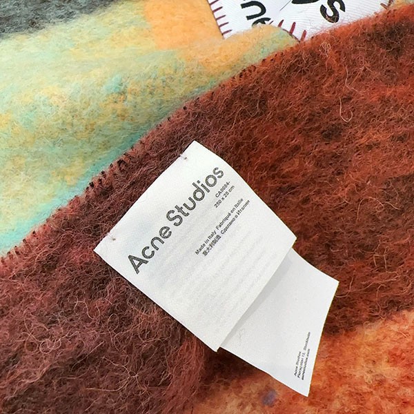 すぐ届く！アクネストゥディオズ 激安 モヘアチェックスカーフ aca47946