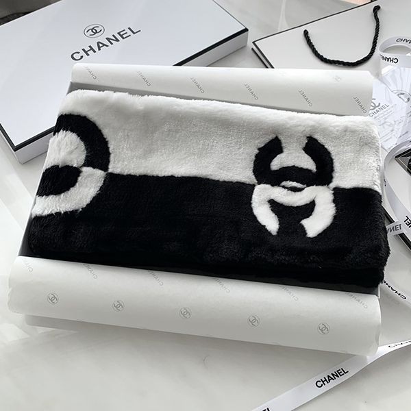 【高級感のあるカシミヤ素材♡】シャネル マフラー パロディ AA7834 B06520