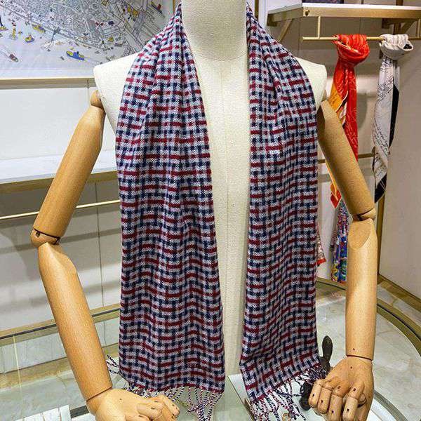 ★鮮やかで素敵な色合い♪【エルメス】カシミア マフラー N級品★ ers58928