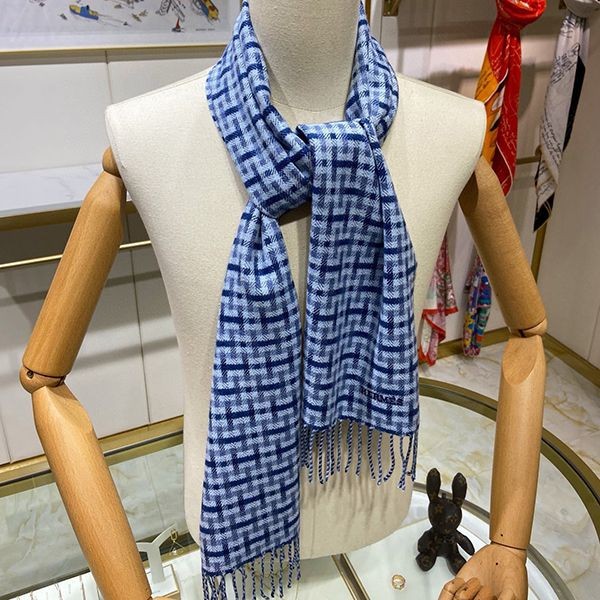 目を惹く逸品！【エルメス】カシミア マフラー 偽物★ H393832T05