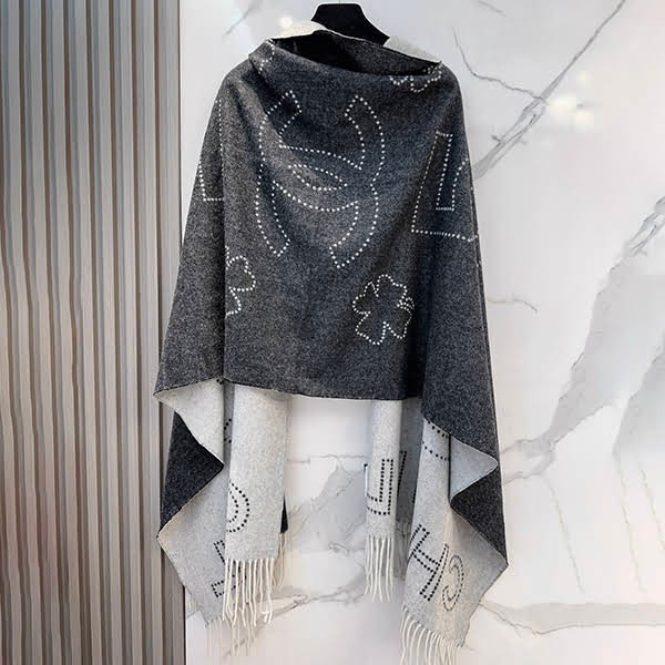稀少シャネル ストール カシミヤ ピンク マフラー 贋物 shk00667