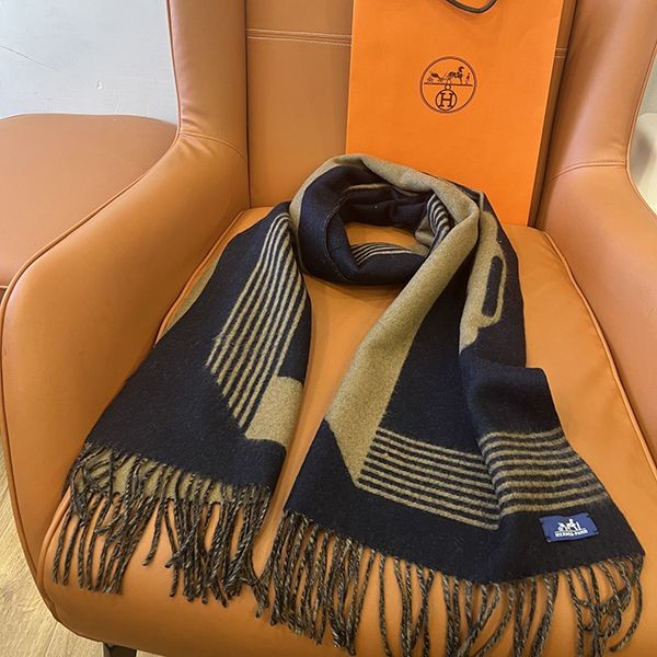 絶対欲しい！【エルメス】ストール 偽物 Casaque Sangle a Boucle カシミア フリンジ erj15225
