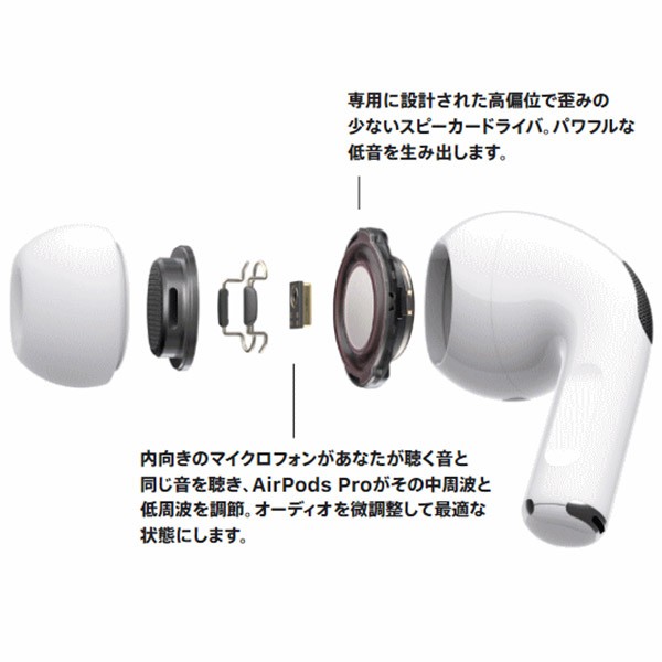 airpods 偽物 おすすめ AirPods Pro 第1世代 本体 Apple 国内正規品 新品 ワイヤレスイヤホン gos61547