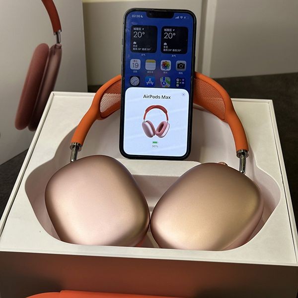 高品質♪AirPods Max コピー アップル ワイヤレスヘッドホン★オレンジ apm872