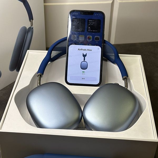 AirPods Max スーパーコピー アップル ワイヤレスヘッドホン★ブルー apm874