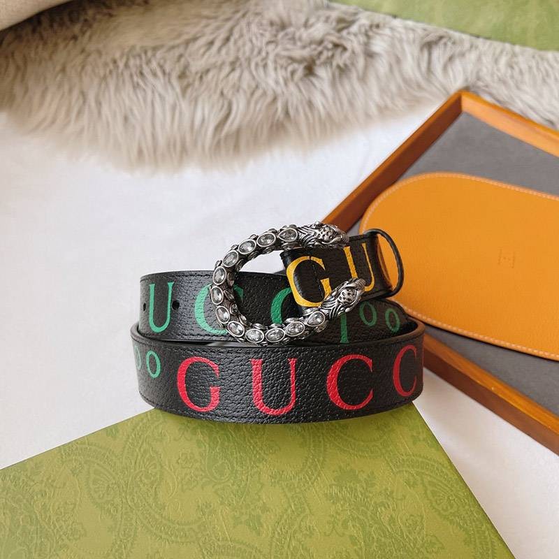 稀少 グッチ 100周年 偽物 レディース ベルト 3.0cm幅 guy84761