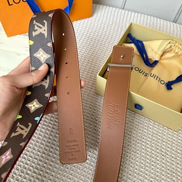 【使い勝手抜群】ルイヴィトン パチモン ベルト LV タグ 40MM リバーシブル M8586V