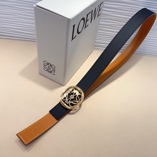 ブティック♪ロエベ コピー Anagram リバーシブル エリプス ベルト lor80983