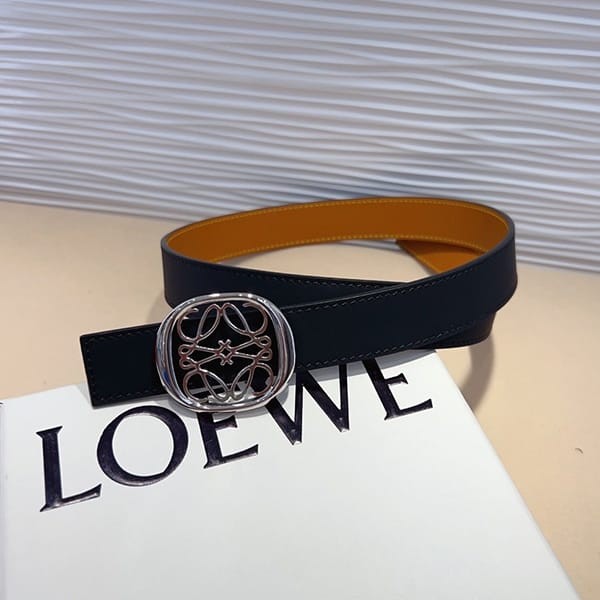超話題!ロエベ Anagram リバーシブル エリプス ベルト 偽物 3色 loc47388