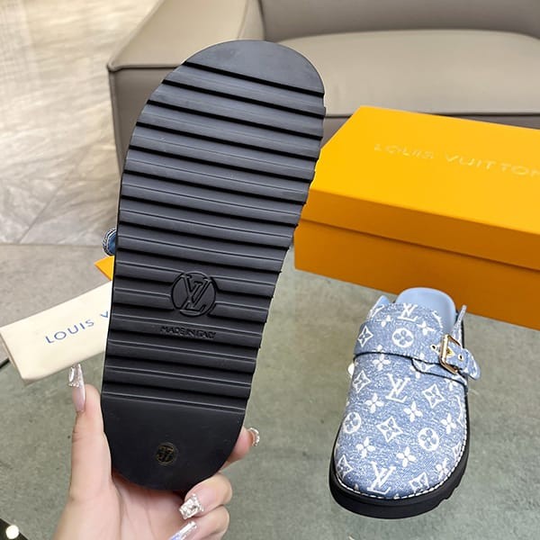 未入荷ルイヴィトン コピー モノグラムデニム★LV コージーフラットシューズ 1AB3P8