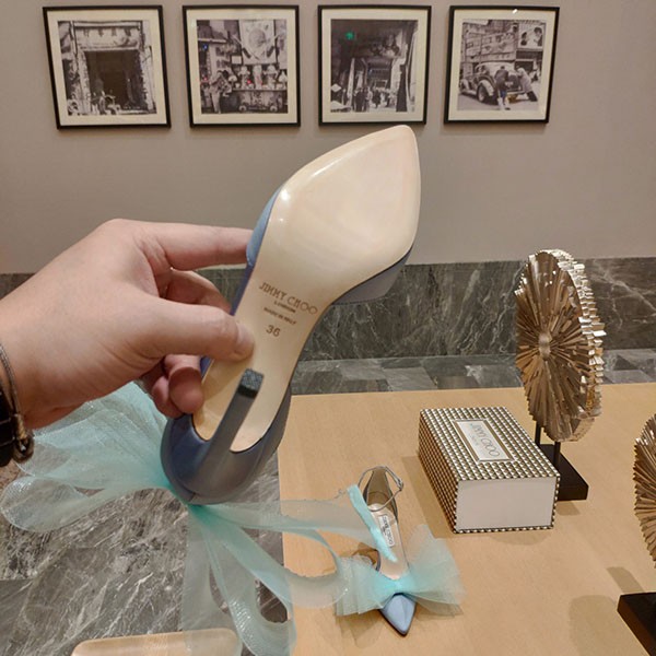【ジミーチュウ コピー】Averly 100 bow-detailed satin pumps jil38594