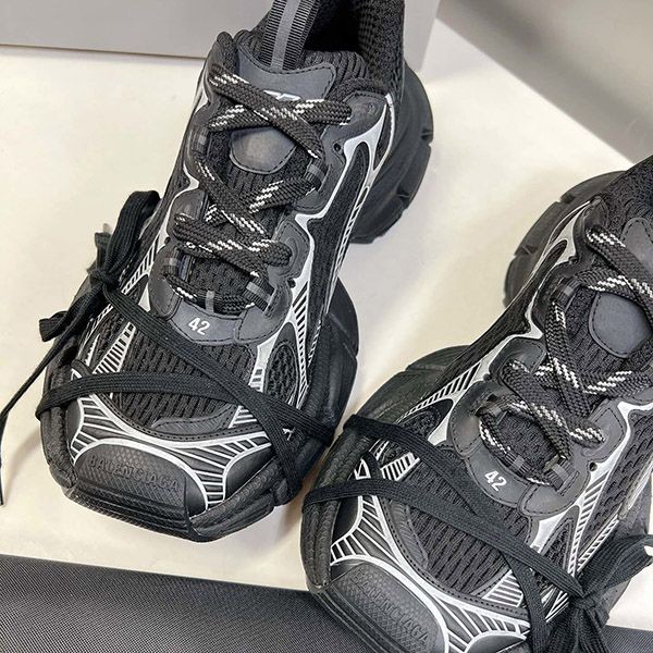 バレンシアガ 3XL メンズ スニーカー 偽物 メッシュ ポリウレタン bau78956