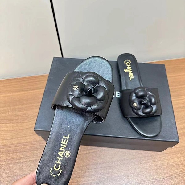 カラーが映える！シャネル 激安 カメリアミュールサンダル カメリア ドット 6色 G45499