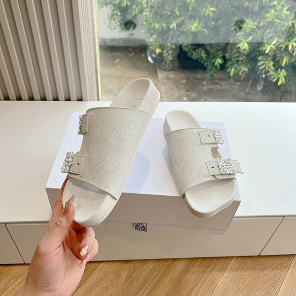 ロエベ イーズ スライドサンダル 激安 アナグラム バックル low36958