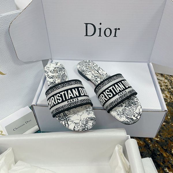 入手困難品！ディオール フラットサンダル N級品 del10835
