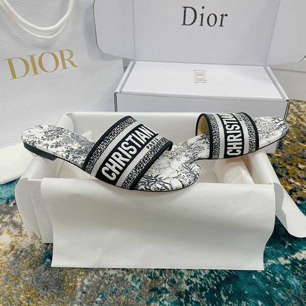 入手困難品！ディオール フラットサンダル N級品 del10835