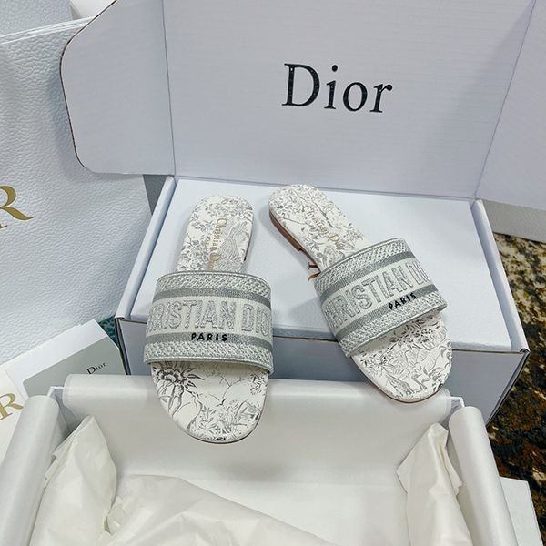 入手困難品！ディオール フラットサンダル N級品 del10835