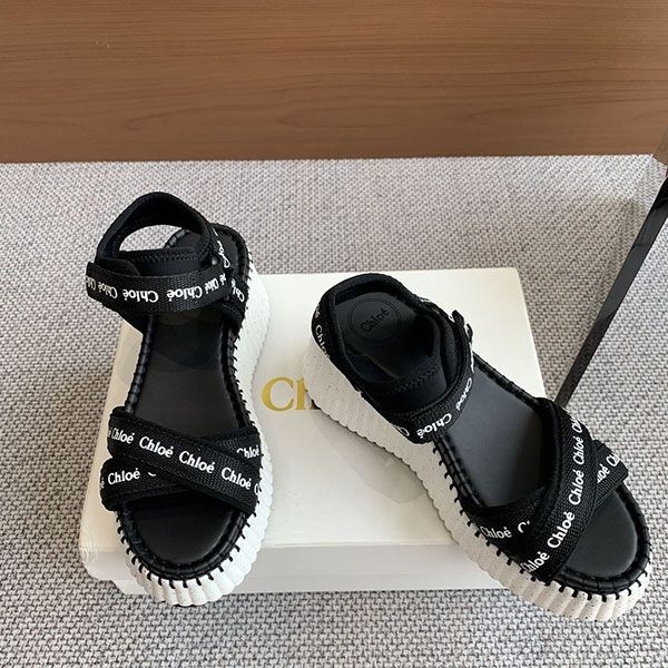 超希少！クロエ NAMA プラットフォームサンダル コピー chg79442