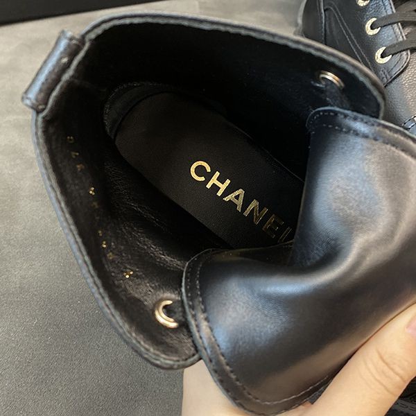 【売り切れ前に早めにゲット♪】シャネル ショートブーツ パチモン G45124