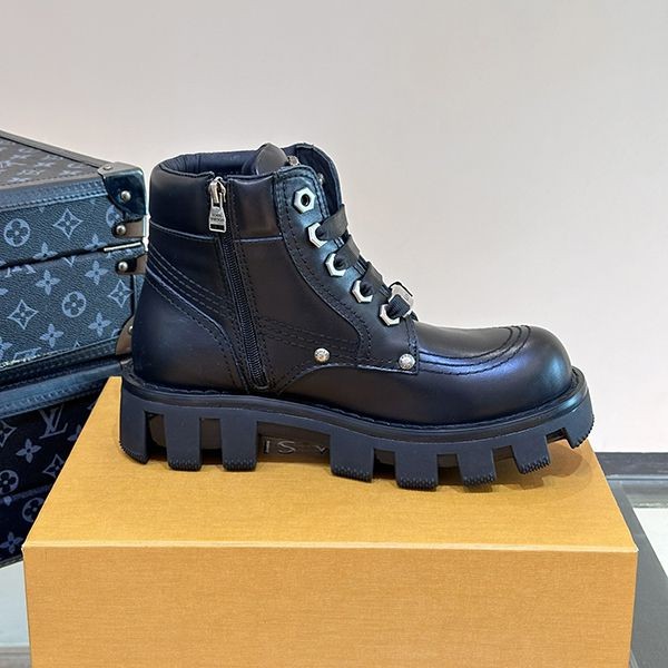 【海外限定】ルイヴィトン LV Checker Combat ブーツ 偽物★ 1ACNEY