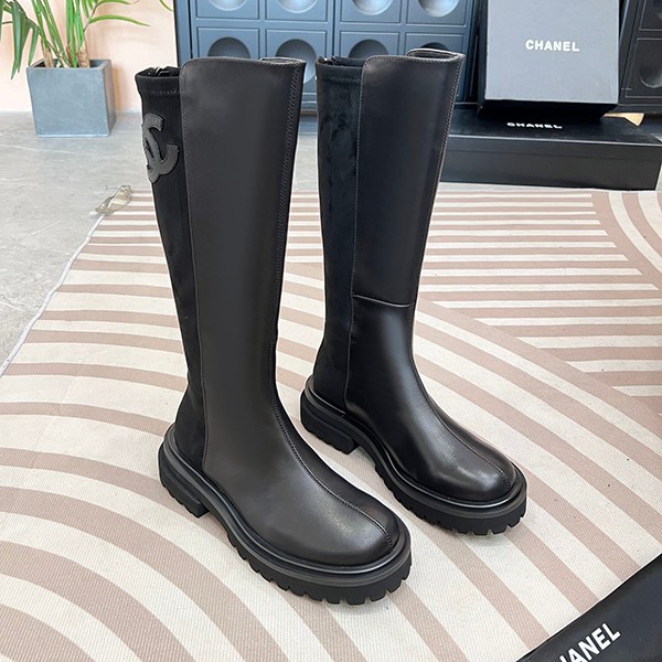 【大特価】シャネル スーパーコピー シンプルモダン厚底ブーツ shi99023