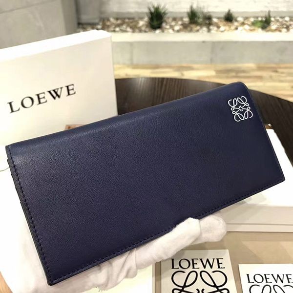 激安価格！ロエベ ソフトグレインカーフ ロングホリゾンタルウォレット 偽物 2色 loq16248