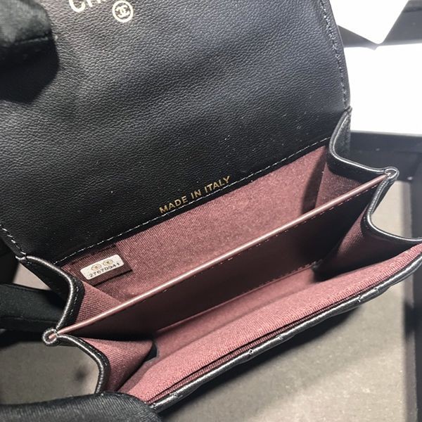 完売必至シャネル クラシック コインパース 偽物 財布 黒 shv08600