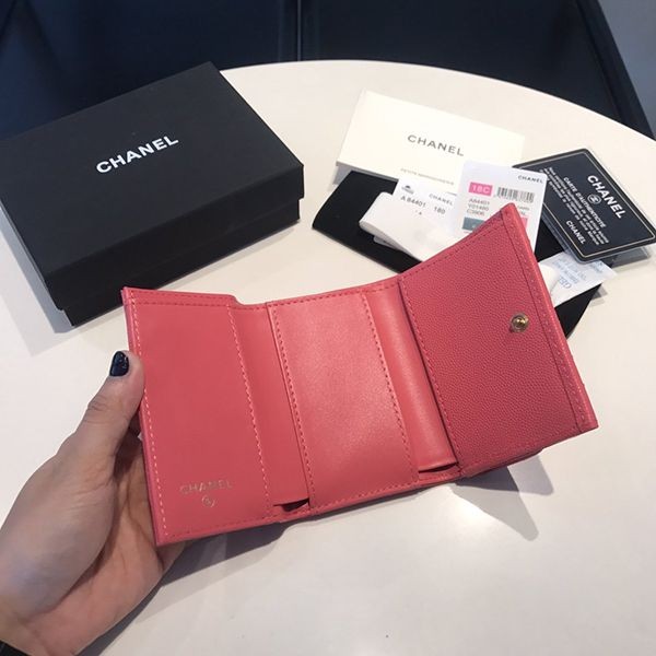 高品質♪シャネル スモールウォレット コピー ３つ折り財布 shx69984